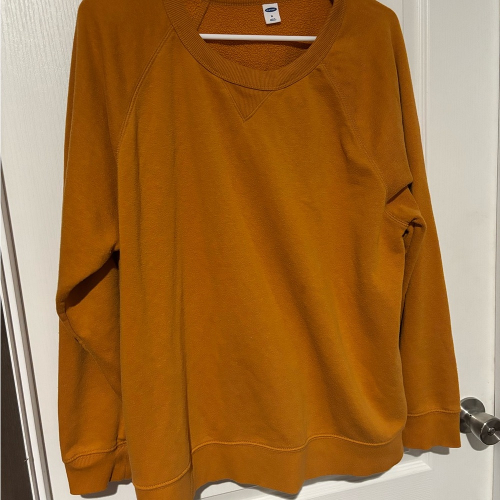 Old Navy Mustard Crewneck Pullover